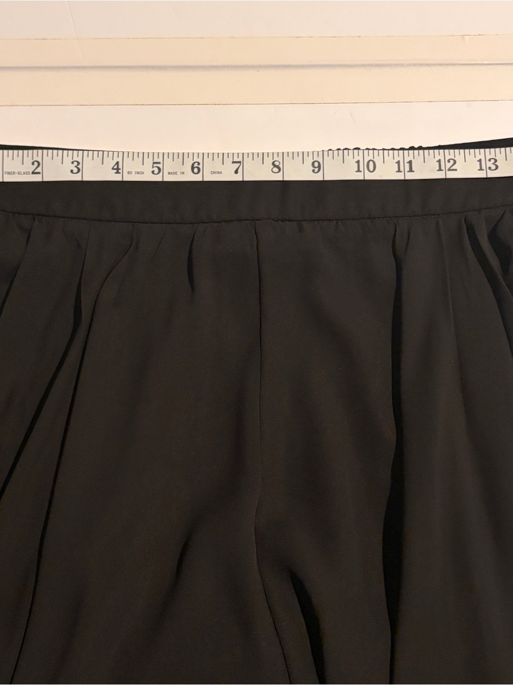 Stoosh Black Chiffon High Low Skirt Large L Handkerchief Hem Asymmetrical - Picture 10 of 11